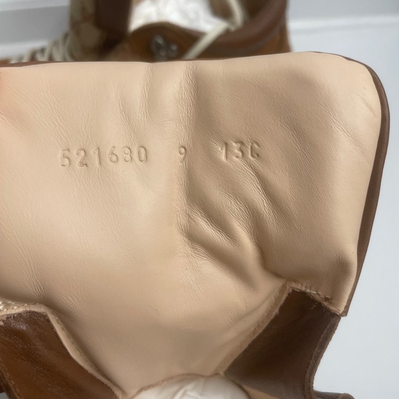 Gucci Sega Flashtrek Brick Red/Brown Leather Trim Midtop Boots Italy Sz 9 521680 - Picture 13 of 16